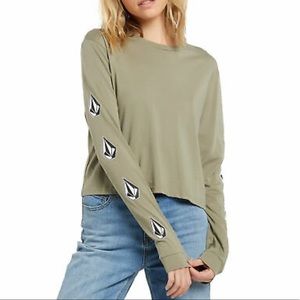 Volcom Long sleeve Crop Top
